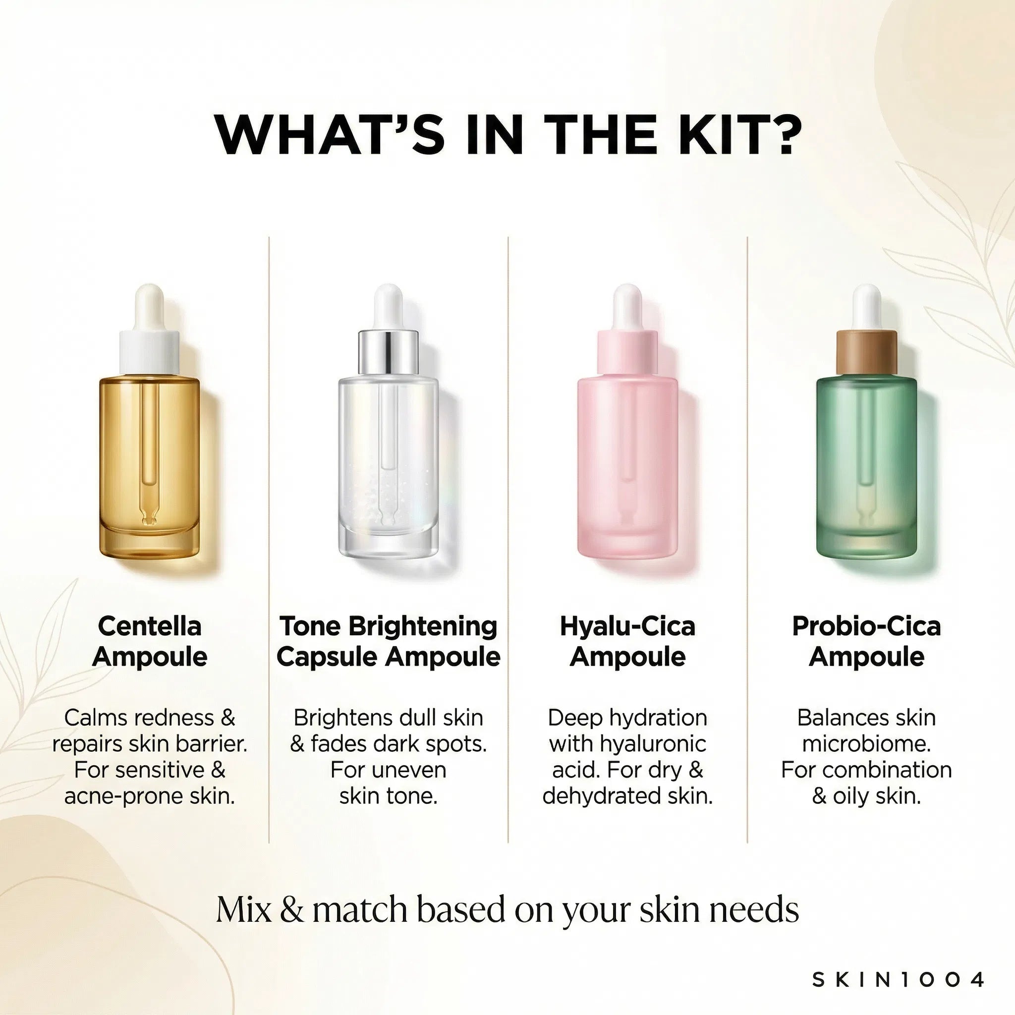SKIN1004 Madagascar Centella Ampoule Kit — 4 Serums x 30ml